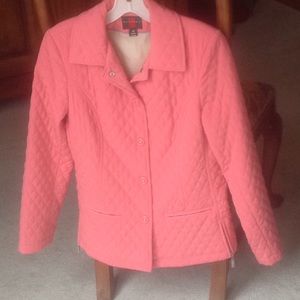 PINK QUILTED JACKET